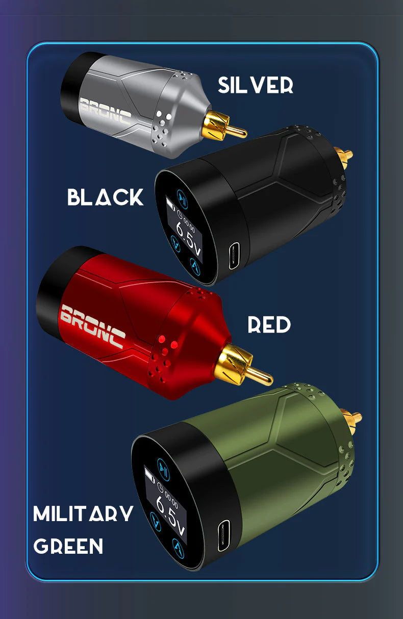 Bronc Rechargeable Wireless battery RTM-1006 For RCA Tattoo Machine Pen Gun