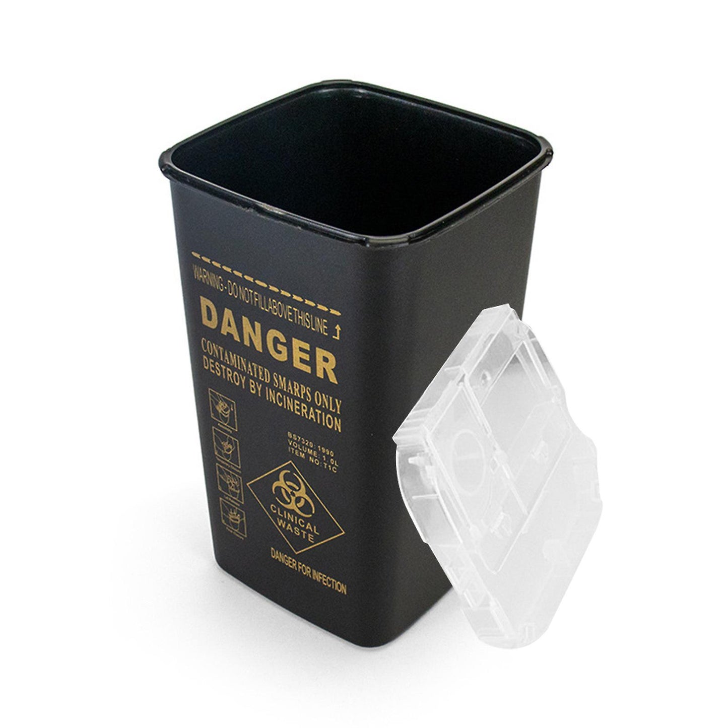 Disposable Sharps Container For Needle Blade Waste