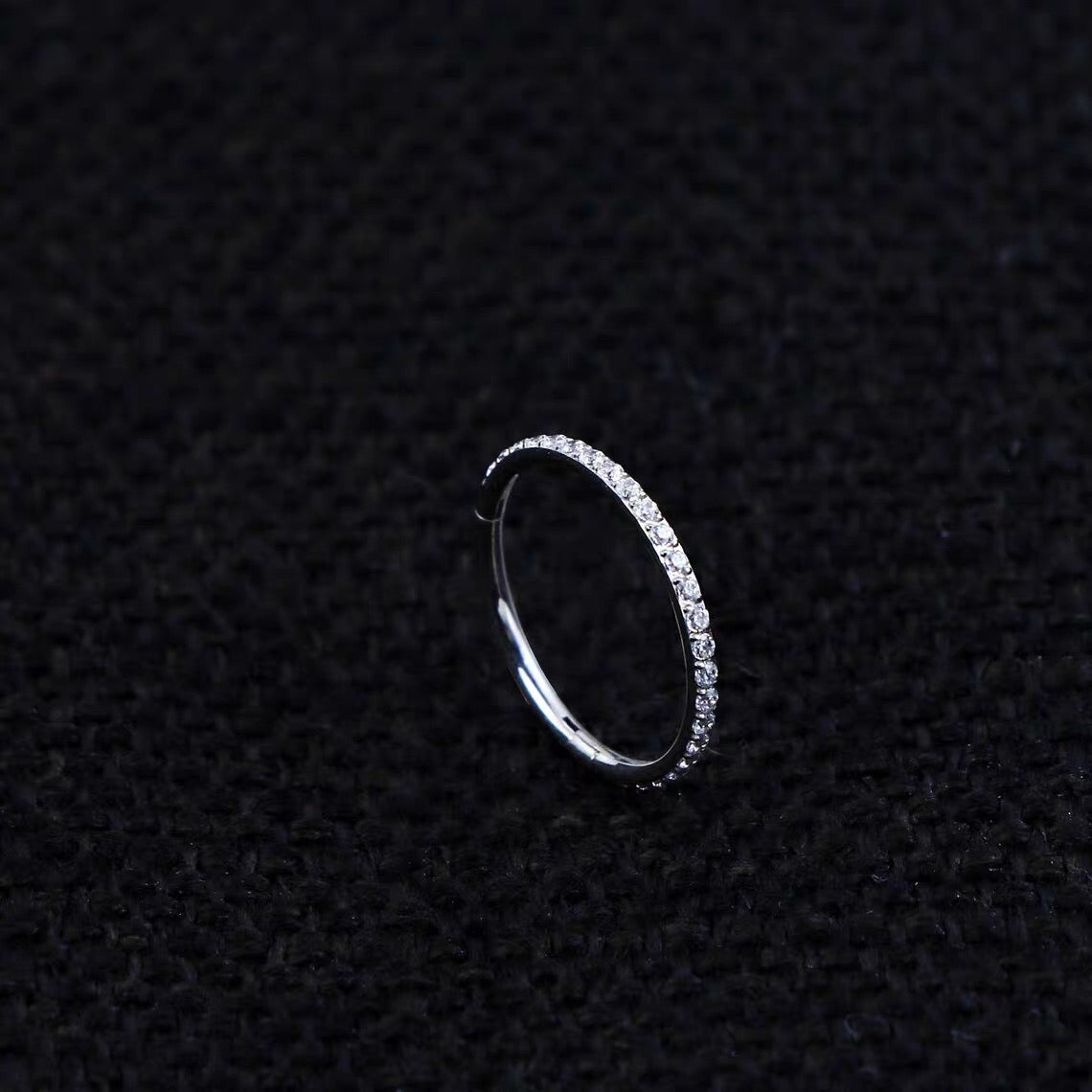 Side Diamond Ear Ring Piercing Jewellery