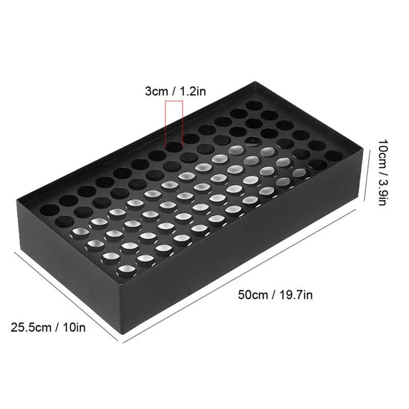 Wall-Mounted Tattoo Pigment Inks Bottle Rack
