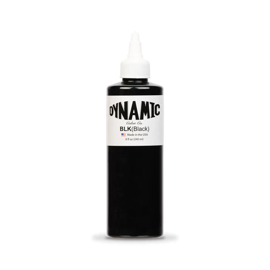 Dynamic Black Tattoo Ink - 8 oz. Bottle