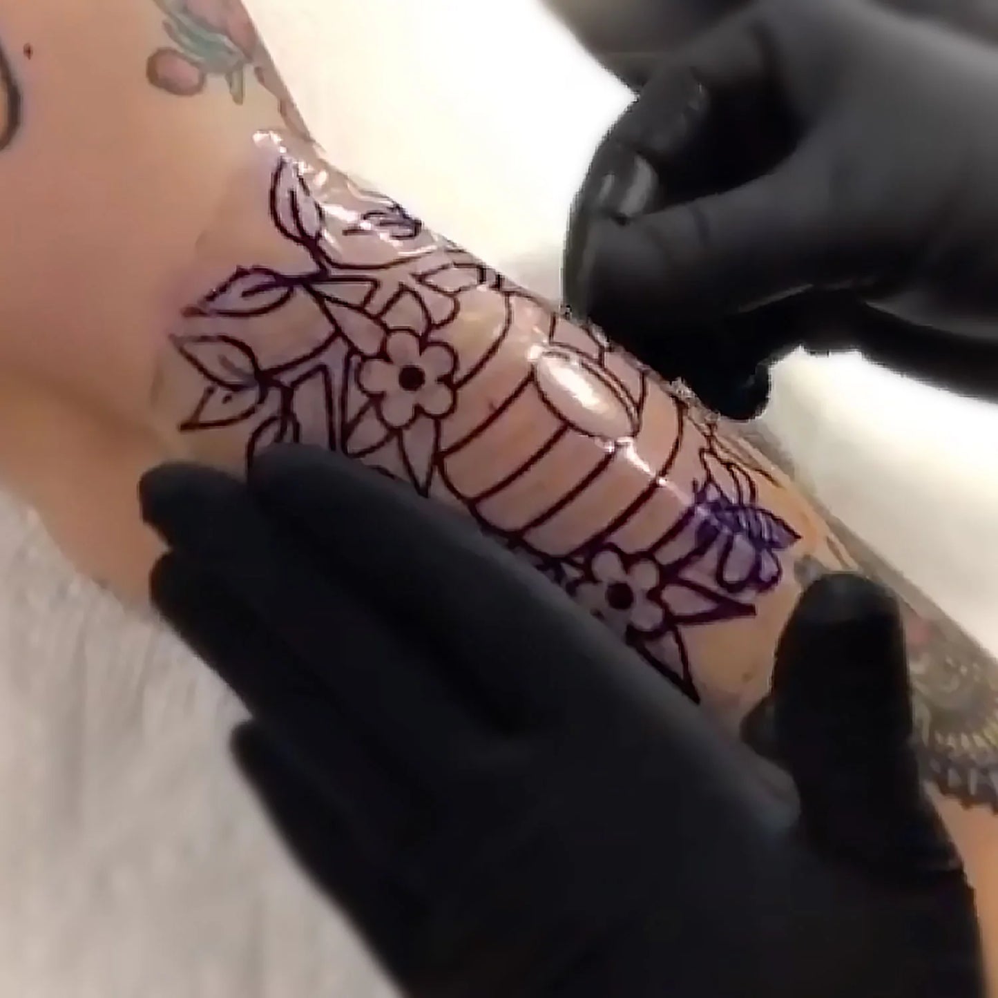 TRANSPARENT TATTOO THERMAL PAPER