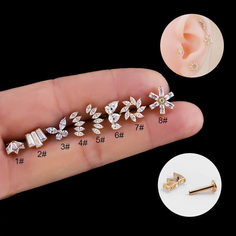 Titanium Ear Piercing Jewellery