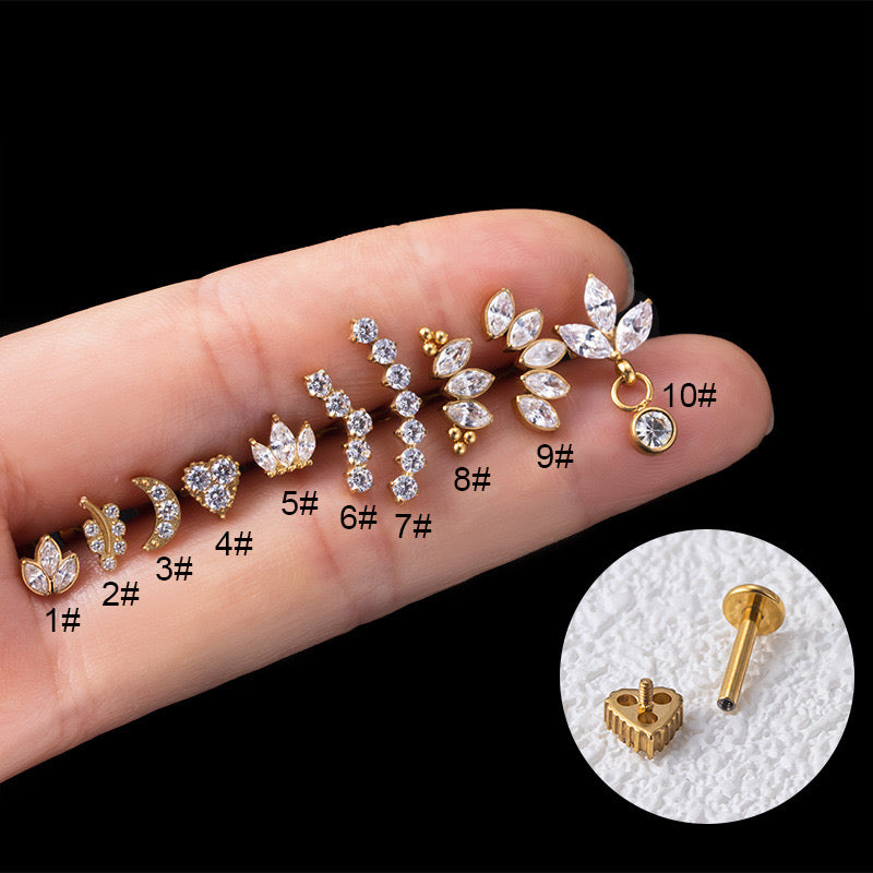 Titanium Ear Piercing Jewellery