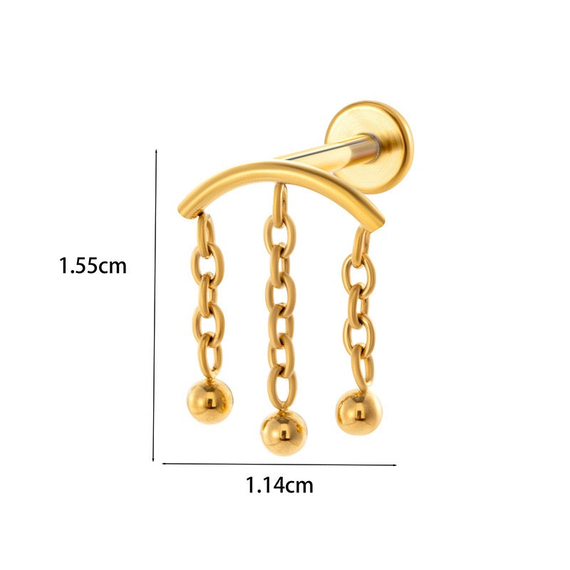 Titanium Ear Piercing Jewellery