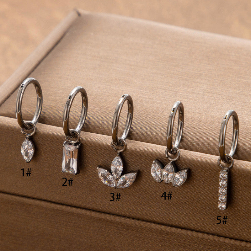 Titanium Ear Piercing Jewellery