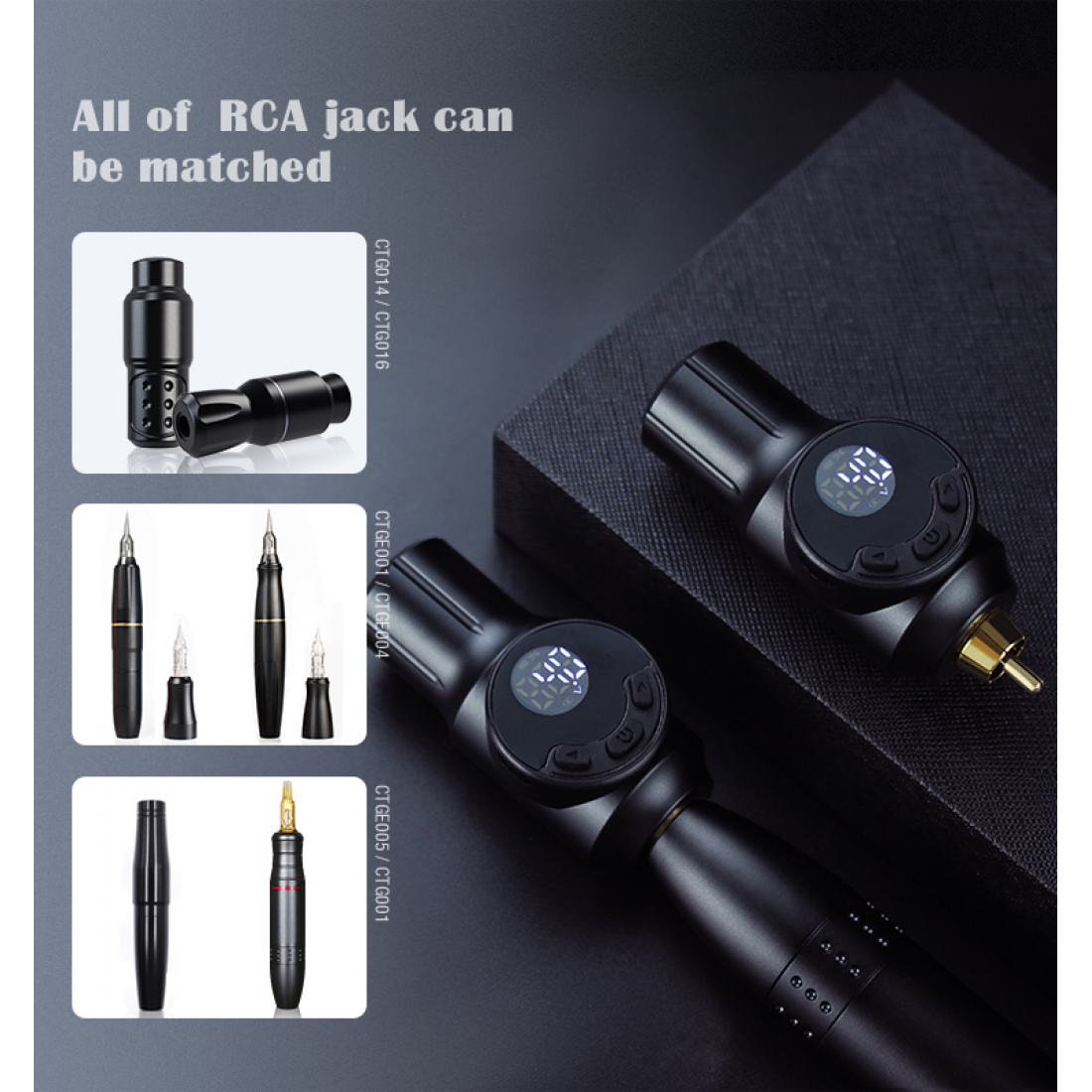 WIRELESS BATTERY TATTOO POWER SUPPLY