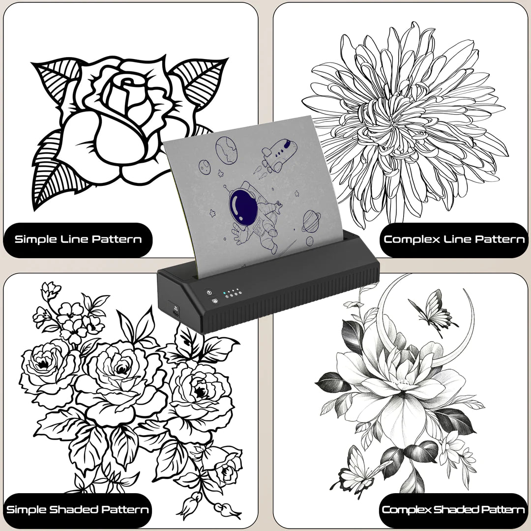 Bluetooth Portable Tattoo Printer