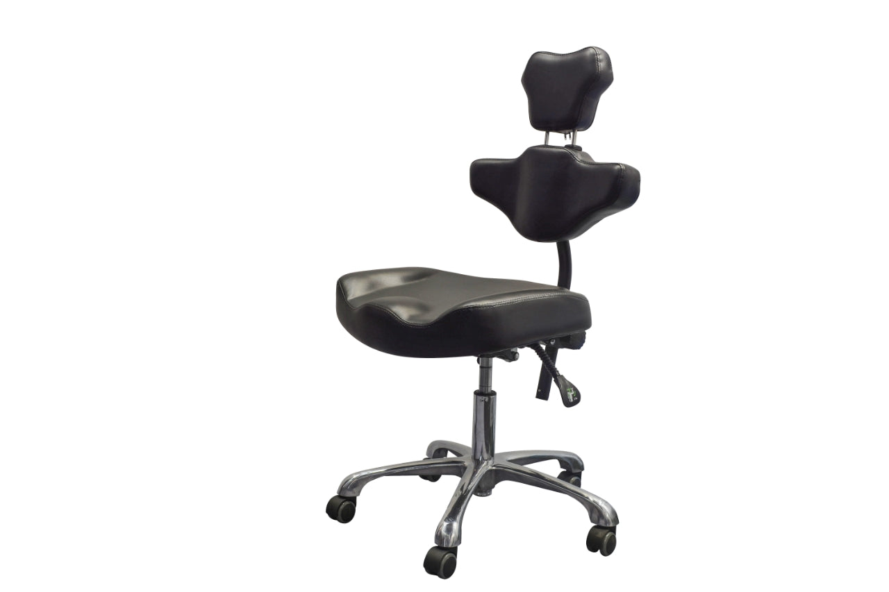 Tattoo Stool with Back Rest