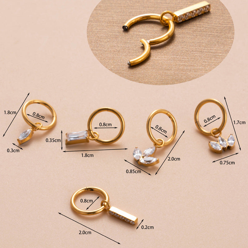 Titanium Ear Piercing Jewellery