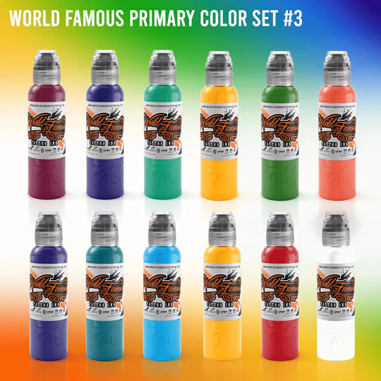 WORLD FAMOUS 12 Color #3 Primary Set 1oz