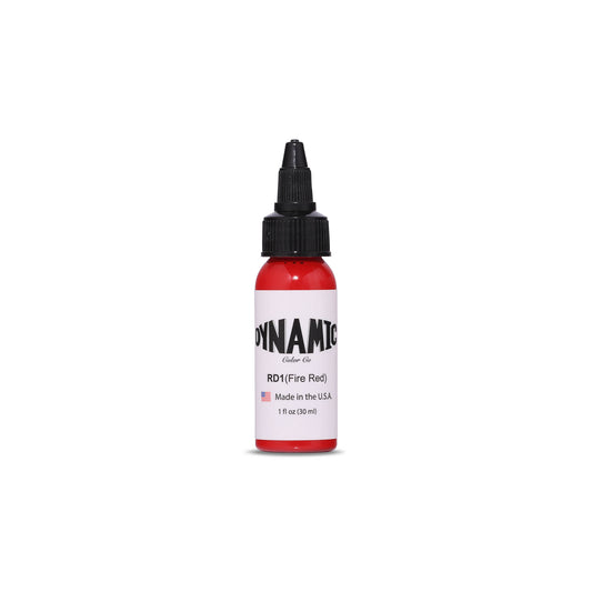 Dynamic Ink -Fire Red Tattoo Ink - 1 oz. Bottle