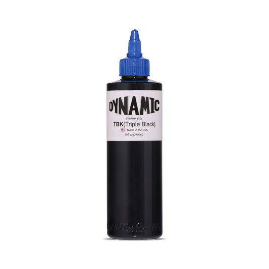 Dynamic Triple Black Tattoo Ink - 8 oz. Bottle