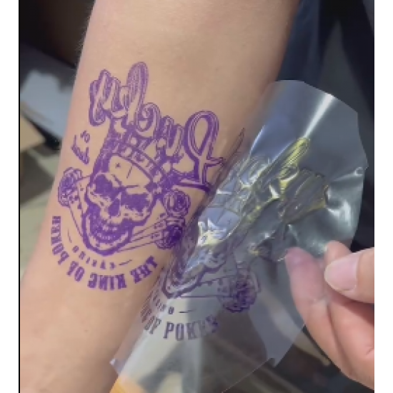 TRANSPARENT TATTOO THERMAL PAPER