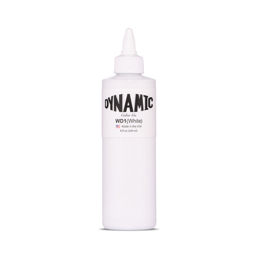 Dynamic White Tattoo Ink - 8 oz. Bottle