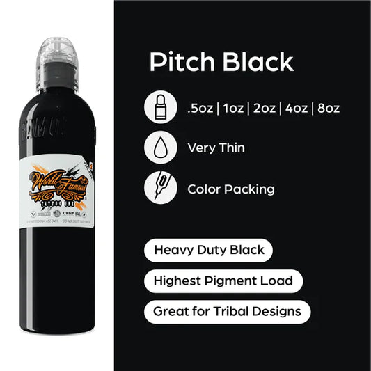 WORLD FAMOUS Pitch Black INK