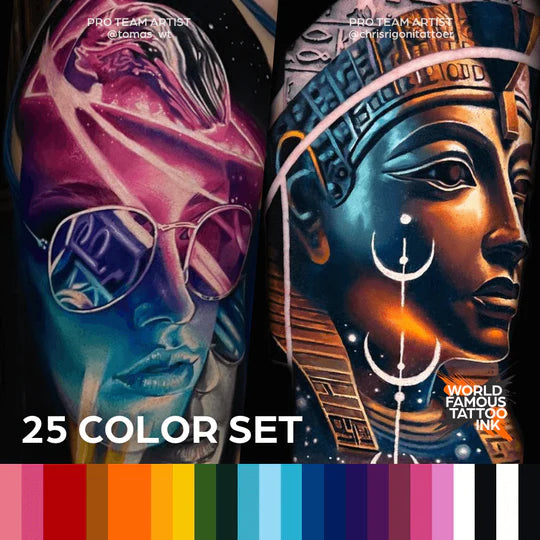 WORLD FAMOUS 25 COLOR 1OZ BOTTLE SET 1oz