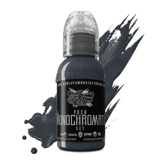 World Famous POCH MONOCHROMATIC TATTOO INK SET
