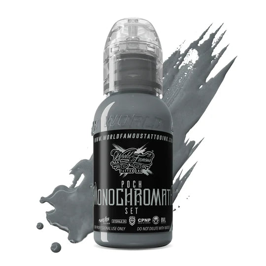 World Famous POCH MONOCHROMATIC TATTOO INK SET