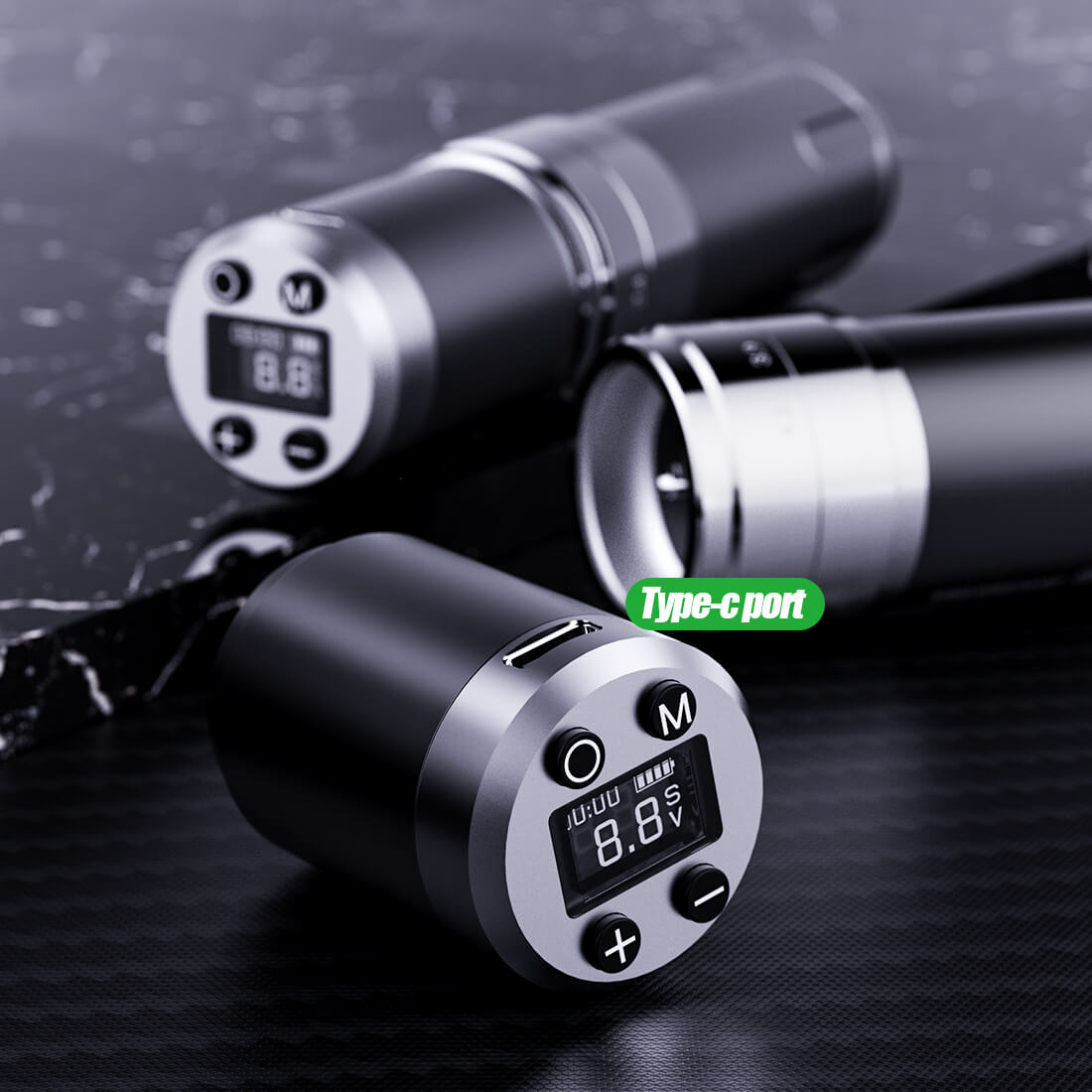 Dragonhawk Wireless Tattoo Pen Machine with 7 Stroke Length | Fold 3 | double battery