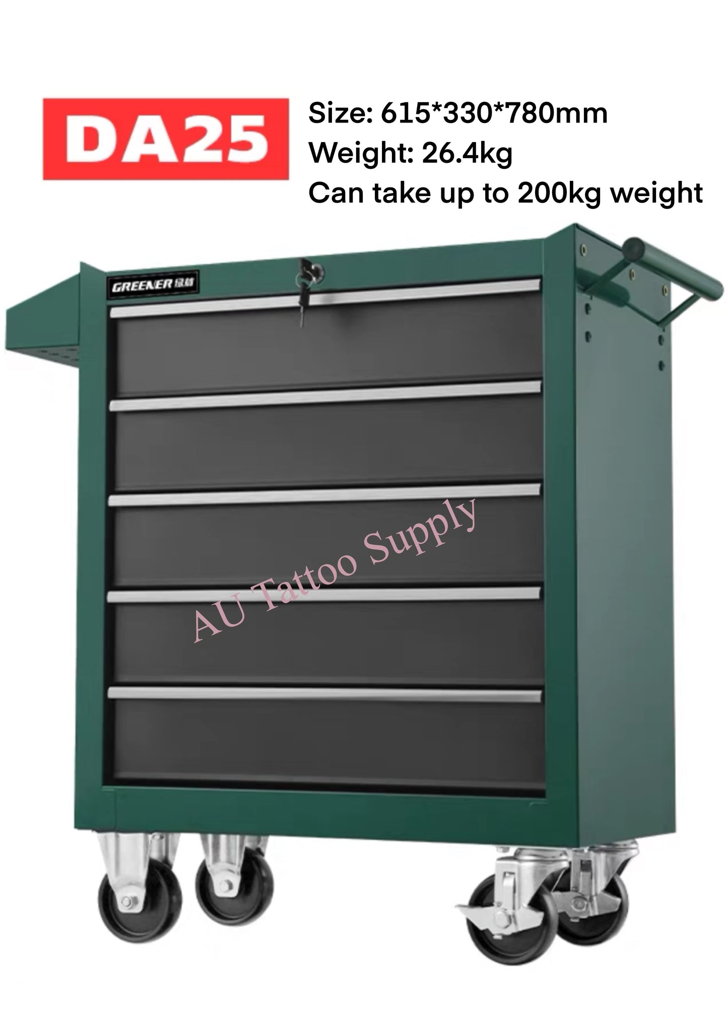 Tattoo Tool Box 5 tiers