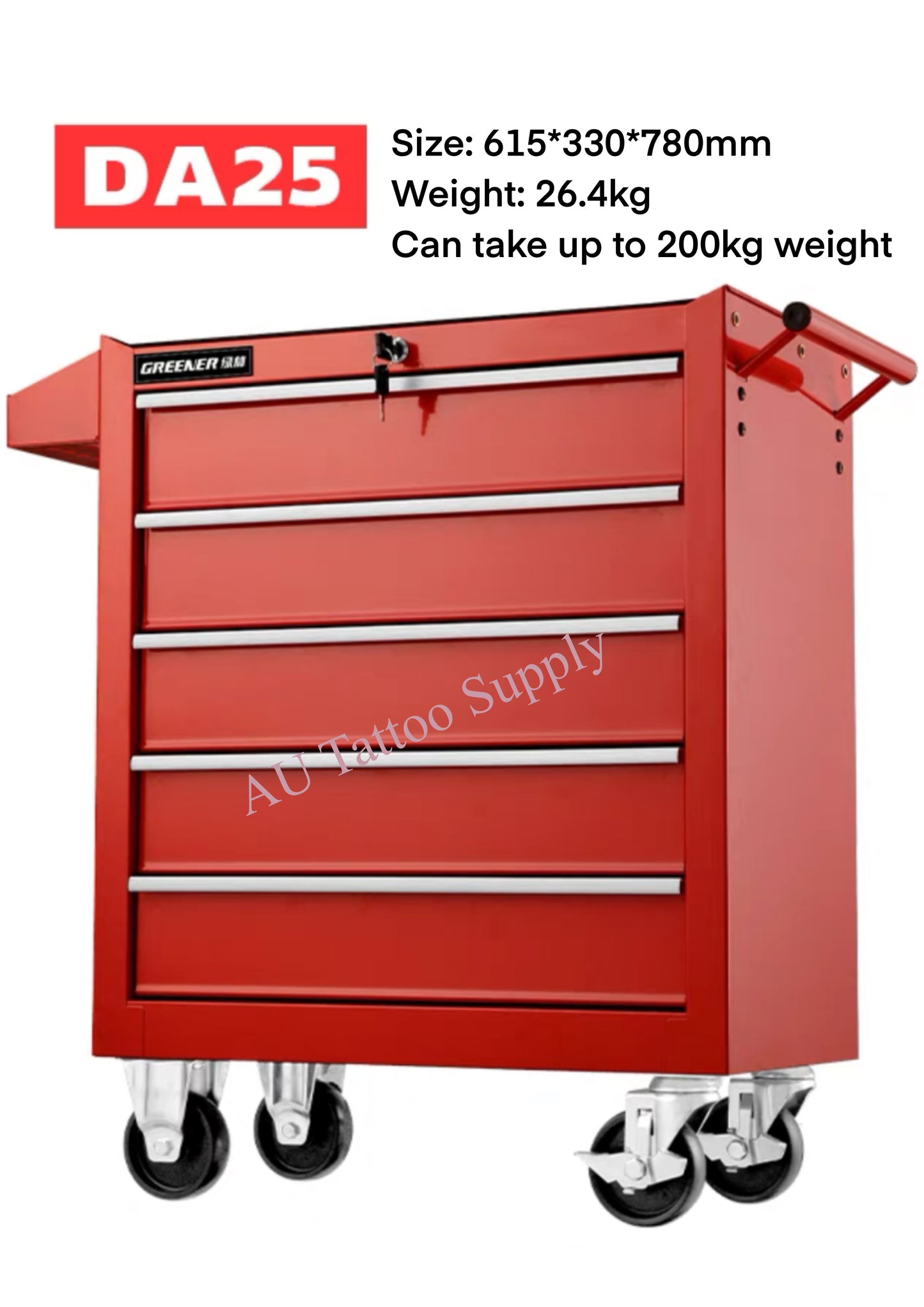 Tattoo Tool Box 5 tiers