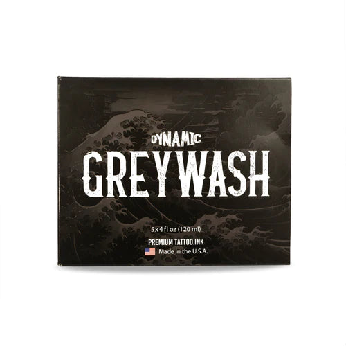 Dynamic Greywash Tattoo Ink - 4 oz. Bottle Set Dynamic Greywash Tattoo Ink - 4 oz. Bottle Set (Now including: 4oz Mixing Solution)