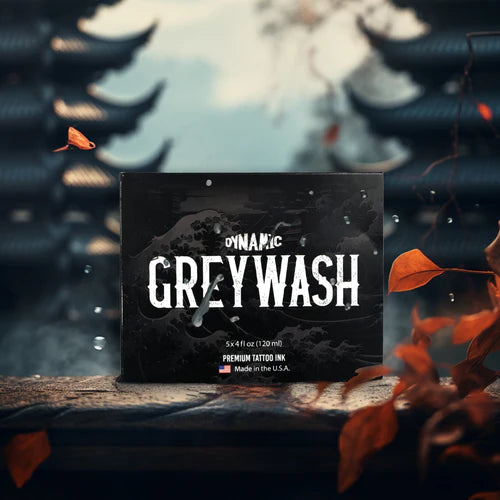 Dynamic Greywash Tattoo Ink - 4 oz. Bottle Set Dynamic Greywash Tattoo Ink - 4 oz. Bottle Set (Now including: 4oz Mixing Solution)