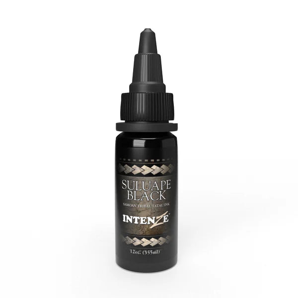 INTENZE Suluape Black Samoan Tribal Tatau Ink / Tattoo Ink 1oz/17oz