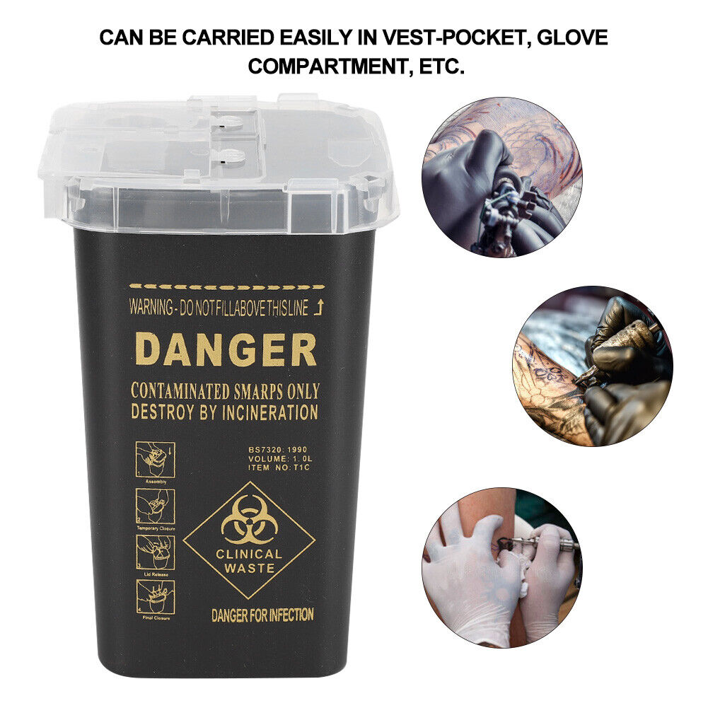 Disposable Sharps Container For Needle Blade Waste