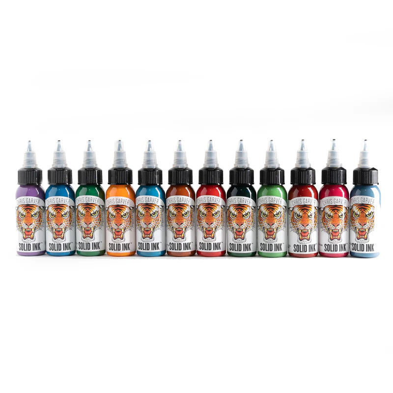 SOLID INK CHRIS GARVER 1OZ SET | 12 COLORS 1oz