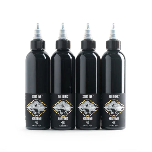 SOLID INK HORITOMO SUMI SET | BLACK, DARK, MEDIUM, LIGHT
