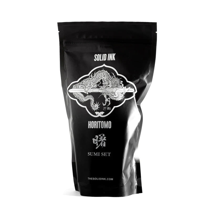 SOLID INK HORITOMO SUMI SET | BLACK, DARK, MEDIUM, LIGHT 2oz