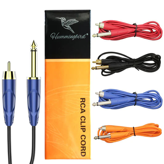 Hummingbird Silicone Tattoo RCA Cord