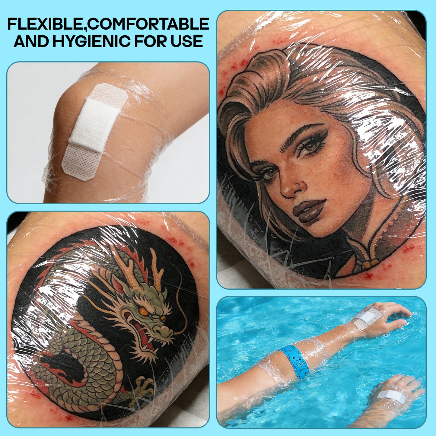 Poseidon Tattoo Aftercare Bandage