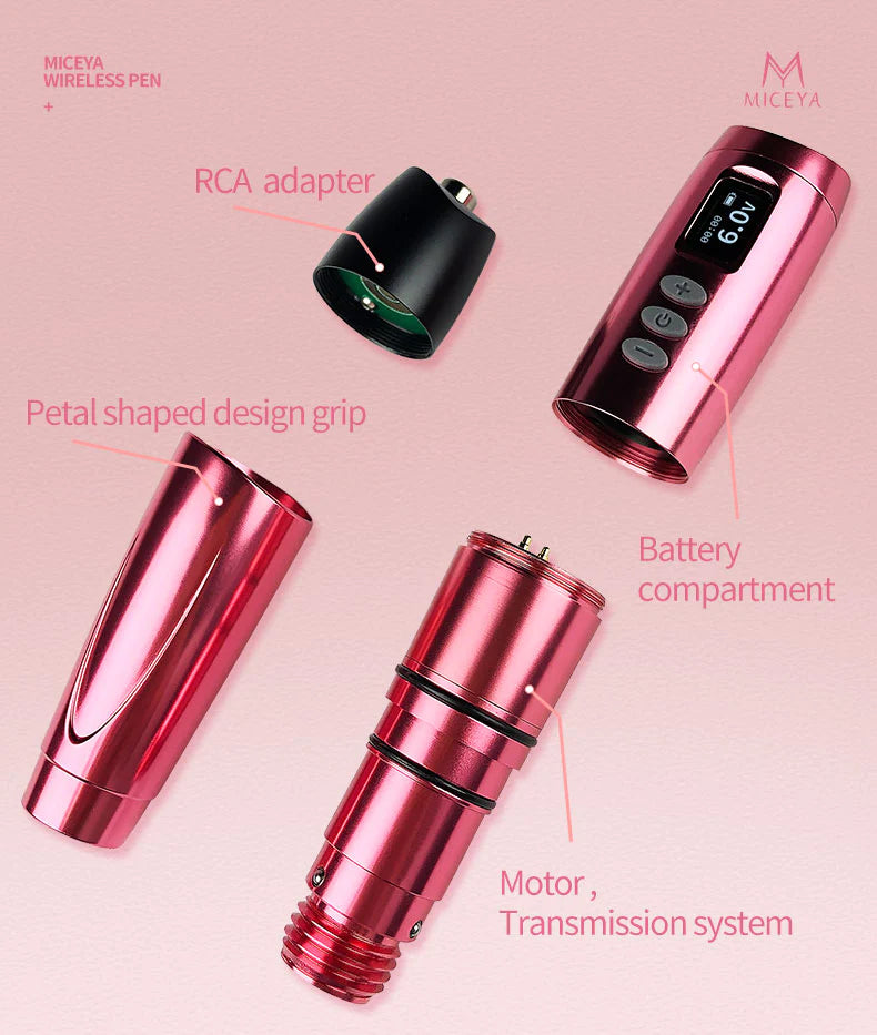 Miceya Tulipa Wireless Pen For PMU & Tattoo