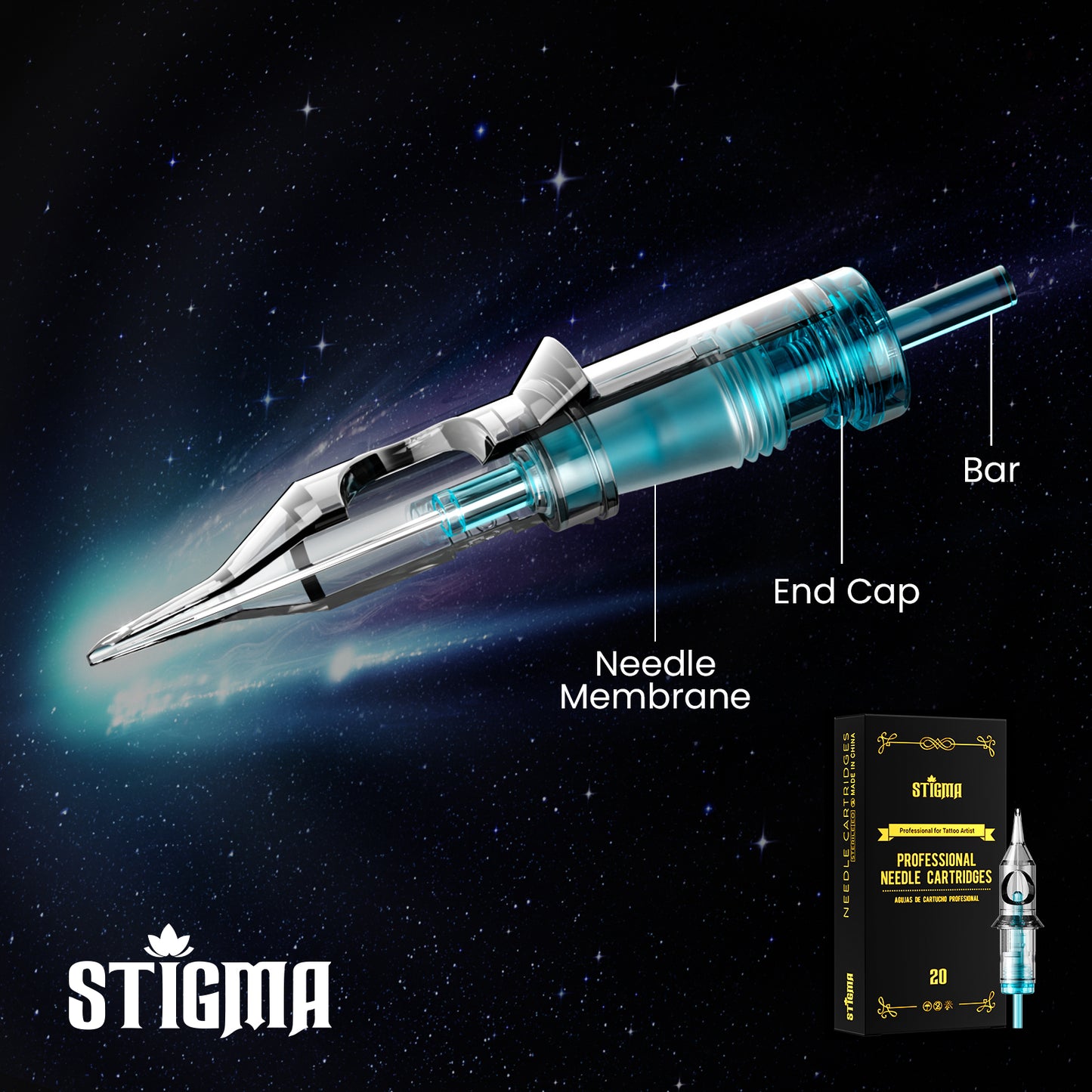 RS (20pcs) - Stigma Tattoo Cartridge