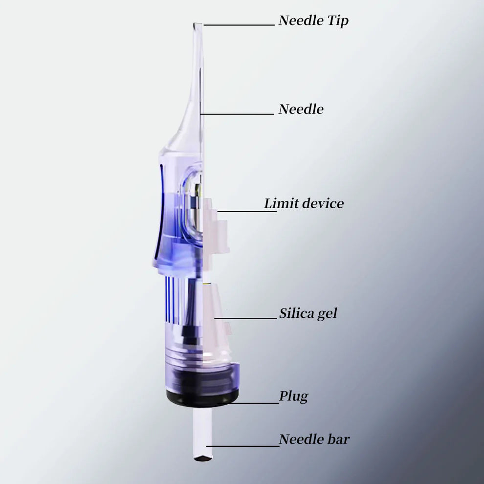 BRONC Needle Cartridges Round Shader 20pc- RS