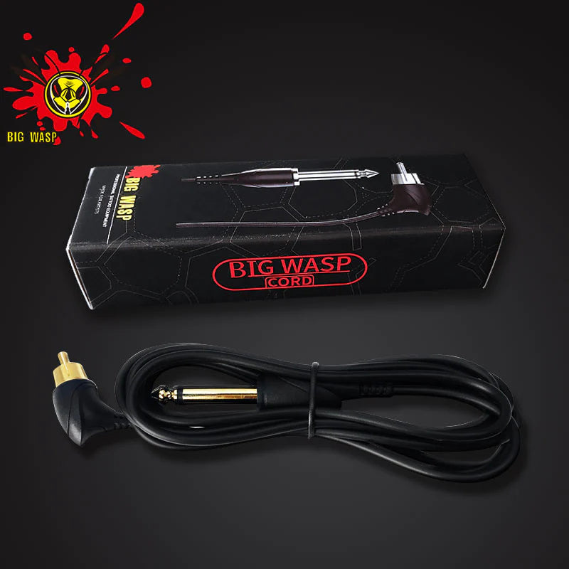 BIGWASP Tattoo RCA Clip Cord