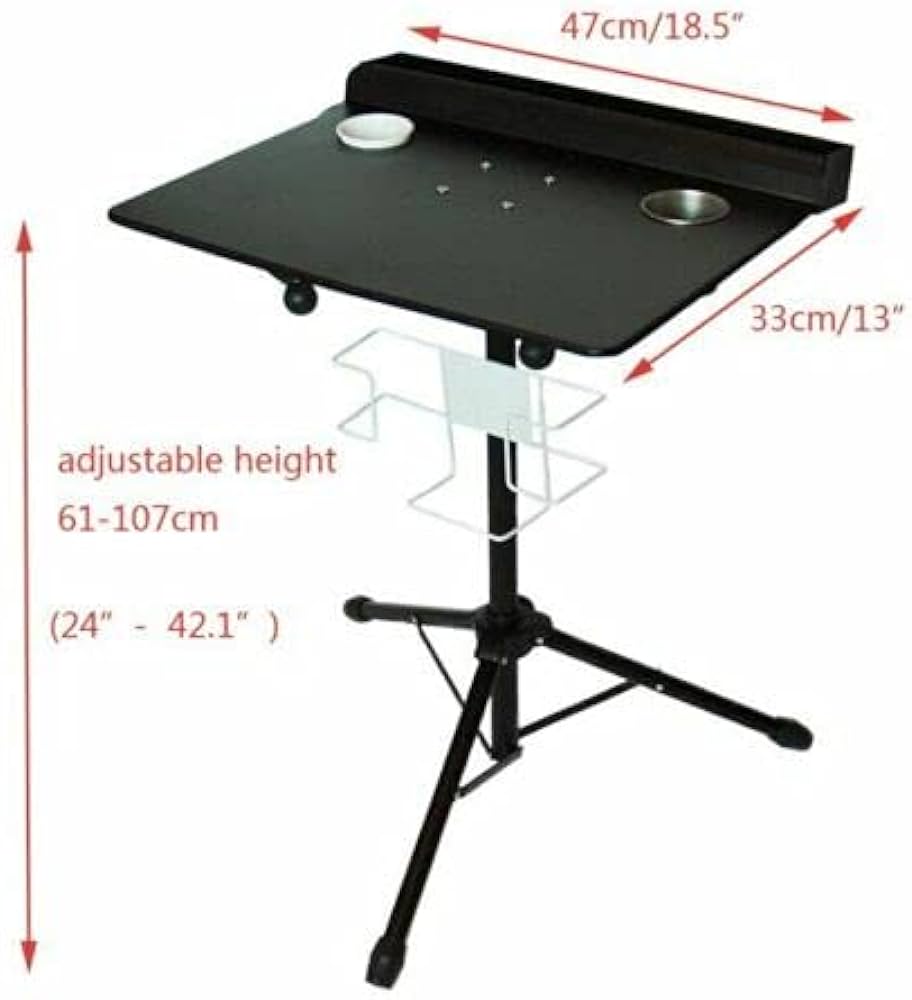 Tattoo Portable Adjustable Workstation Table