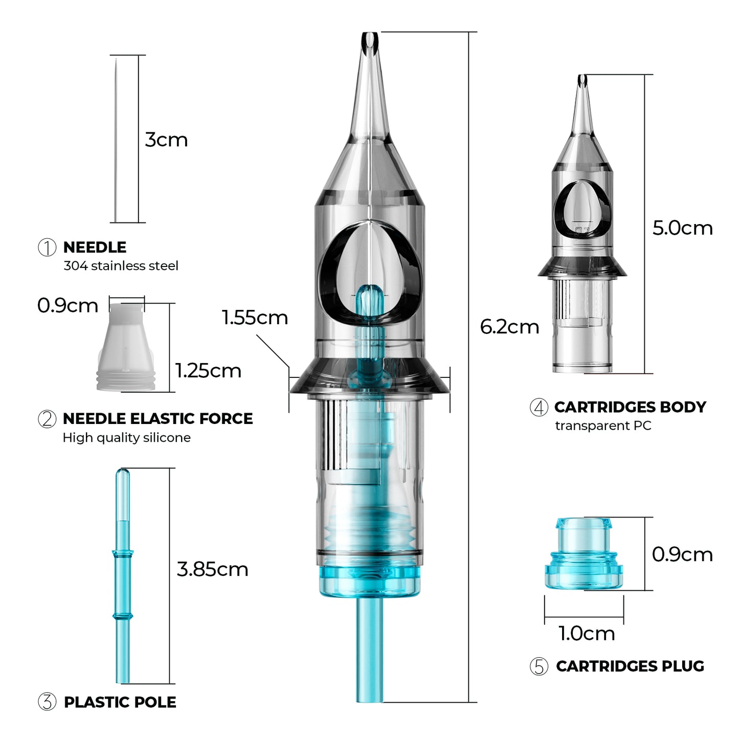 RS (20pcs) - Stigma Tattoo Cartridge