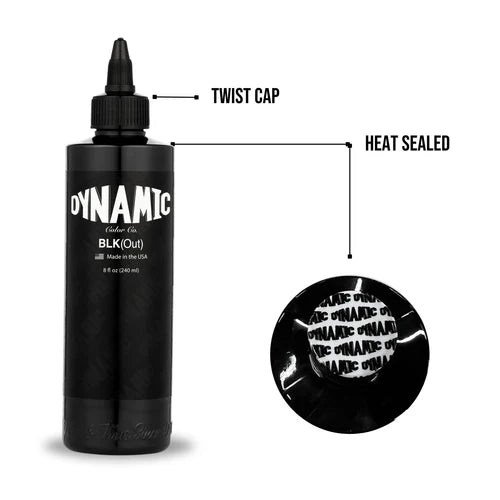 Dynamic BLKout Tattoo Ink - 8 oz. Bottle Blackout