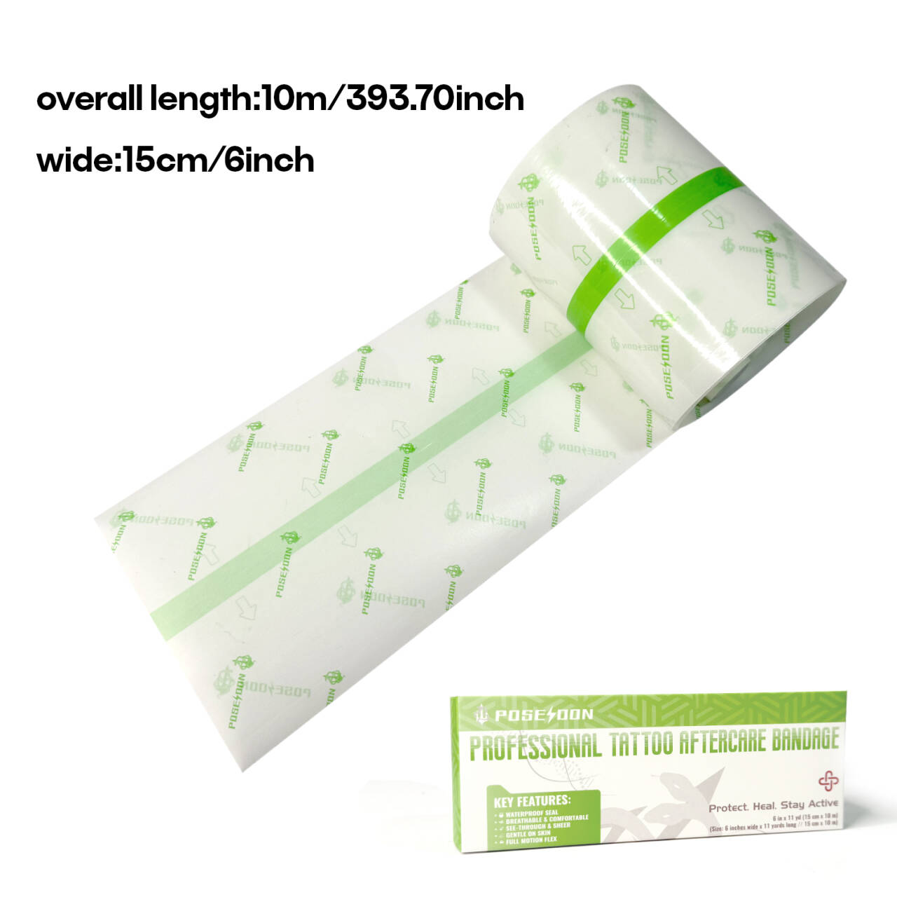 Poseidon Tattoo Aftercare Bandage