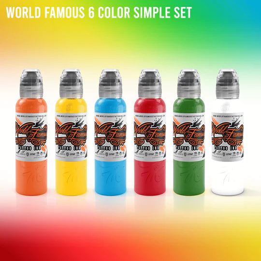 WORLD FAMOUS 6 COLOR SIMPLE SET - 1oz
