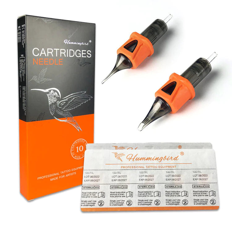 Hummingbird Finger Rubber Cartridge Tattoo Needles - Soft Edge Magnums 10pc-RM/CM