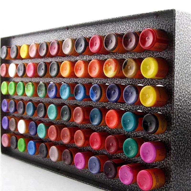 Wall-Mounted Tattoo Pigment Inks Bottle Rack