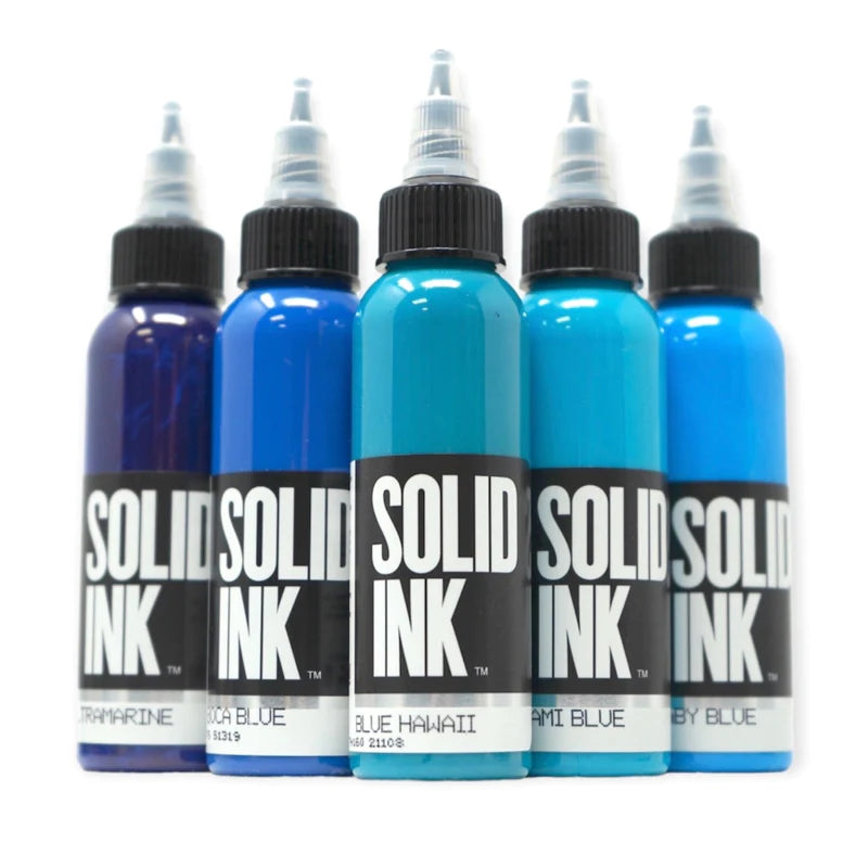 SOLID INK BLUE SET 1oz