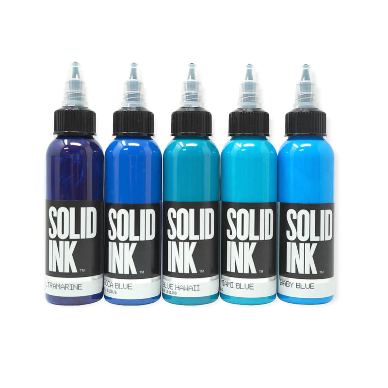 SOLID INK BLUE SET 1oz