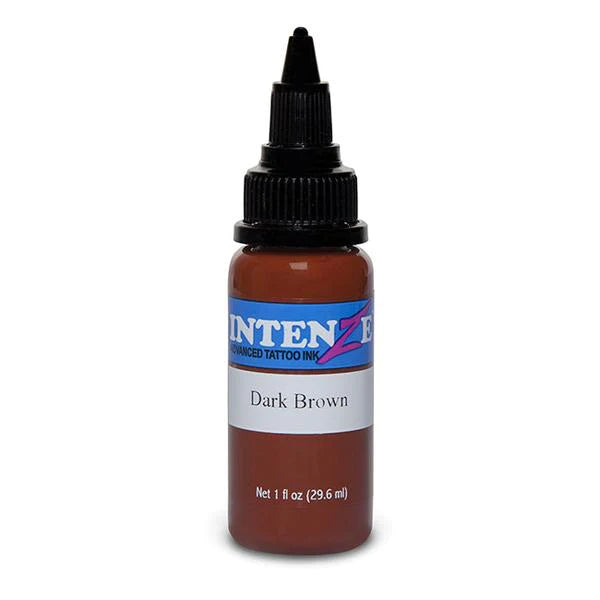 INTENZE Dark Brown Tattoo Ink 1oz