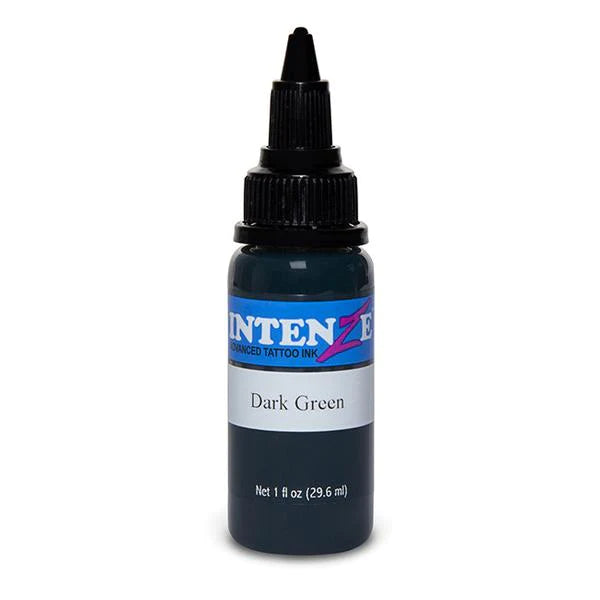 INTENZE Dark Green Tattoo Ink 1oz